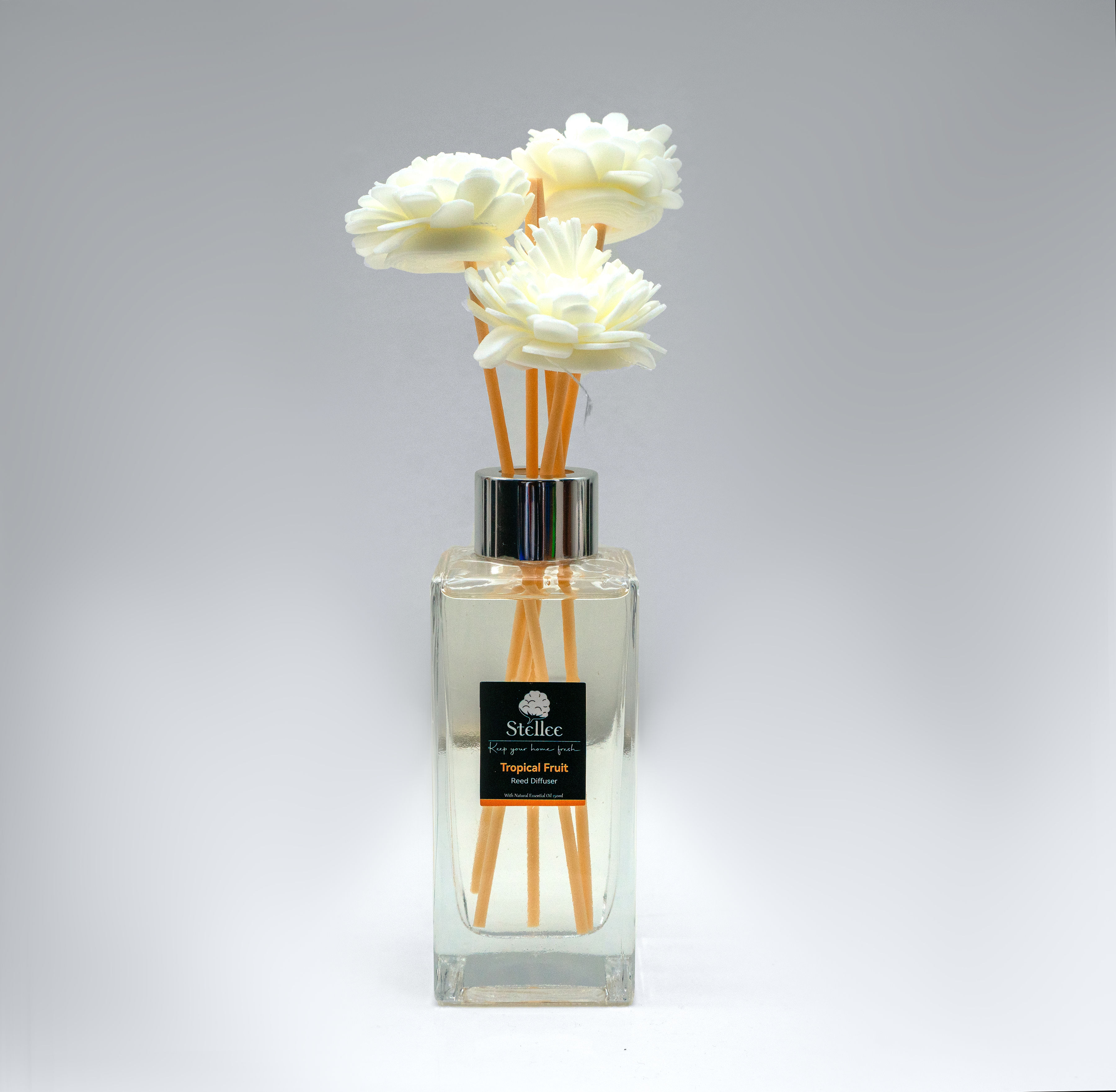 Diffuseur à bâtonnets Fruits tropicaux – Parfum d’intérieur élégant et unique