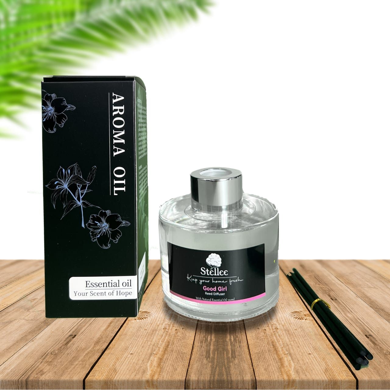 Diffuseur à bâtonnets Good Girly – Diffuseur de parfum design – Inspiré du parfum Good Girl